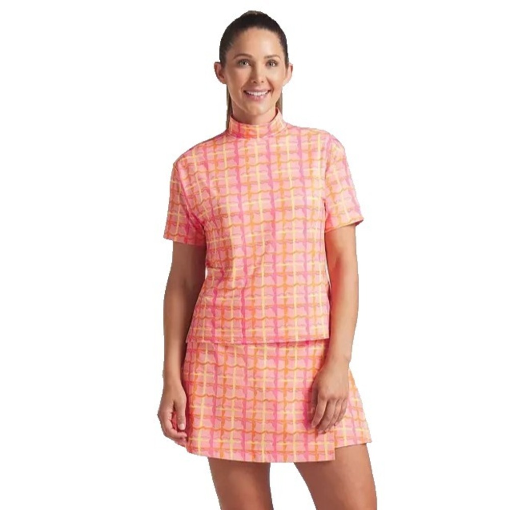 SET OF 2 - Puma Size L - Dani Dazey Wrap Golf Skirt and Shirt MSRP $160